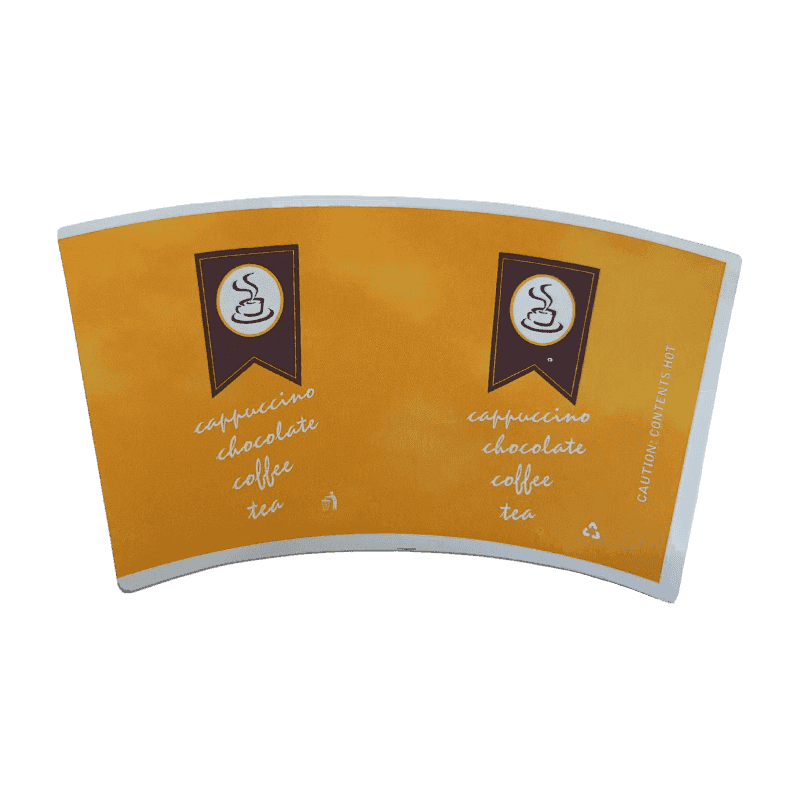 8.25oz Paper Cups Raw Material Pe Coated Paper Cup Fan