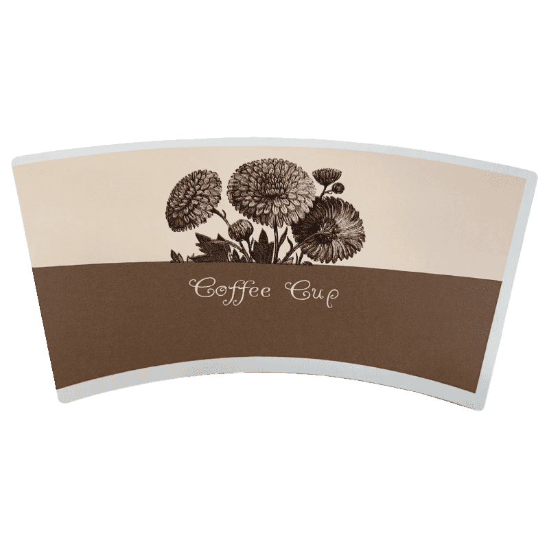 9oz Environmental Friendly Paper Cup Fan para sa Inumin